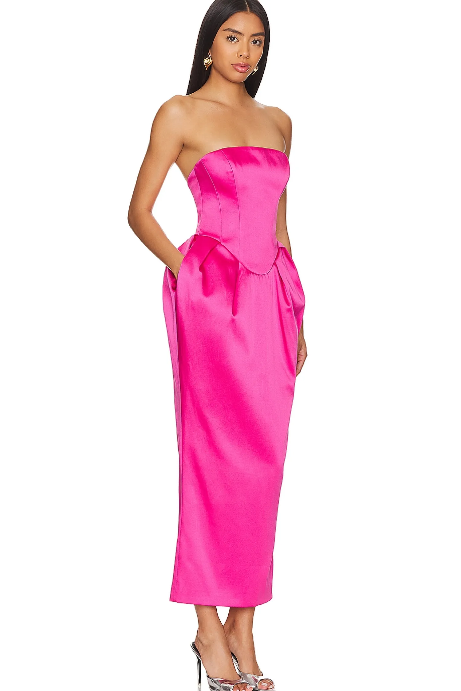 Women RASARIO Dresses>Voluminous Midi Dress