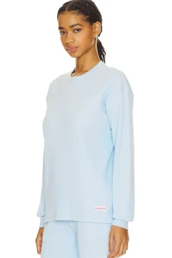 Women Alexander Wang Loungewear>Waffle Crew Neck Longsleeve