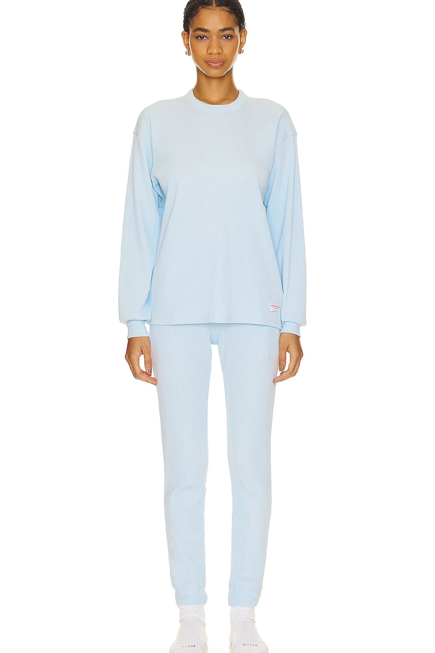 Women Alexander Wang Loungewear>Waffle Crew Neck Longsleeve