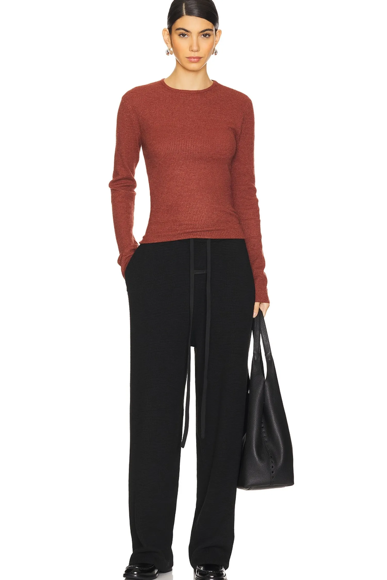 Women Fear of God ESSENTIALS Pants|Loungewear>Waffle Relaxed Pant