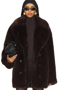 Women Lovers and Friends Jackets & Coats>Wainscott Faux Fur Jacket