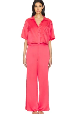 Women LUNYA Loungewear>Washable Silk High Rise Pant Set