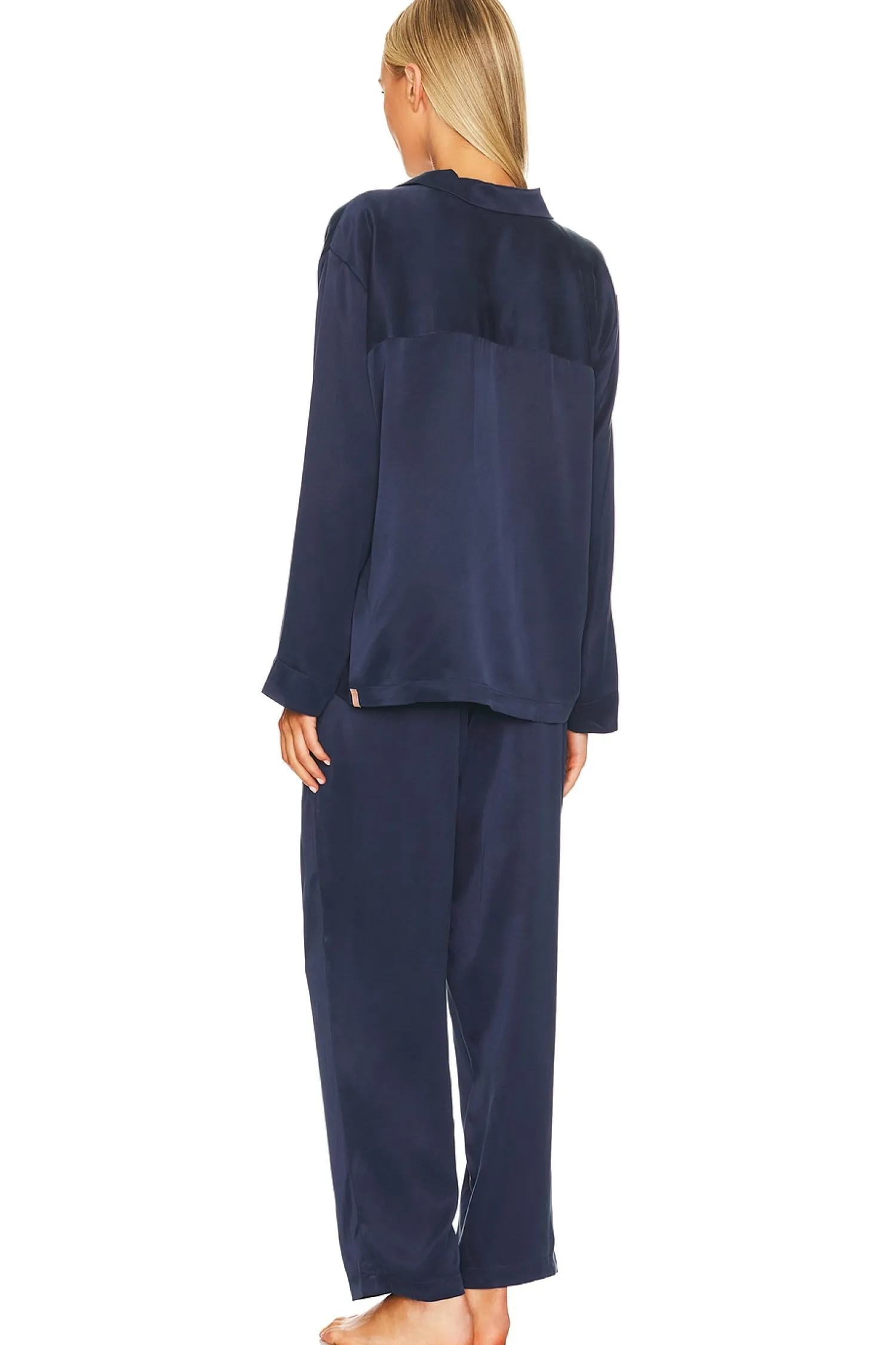 Women LUNYA Lingerie & Sleepwear>Washable Silk Long Sleeve Pant Set