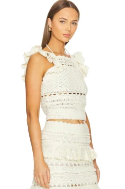 Women Zimmermann Matching Sets>Waverly Crochet Halter Tank