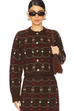 Women Calle Del Mar Matching Sets>Western Fair Isle Cashmere Cardigan