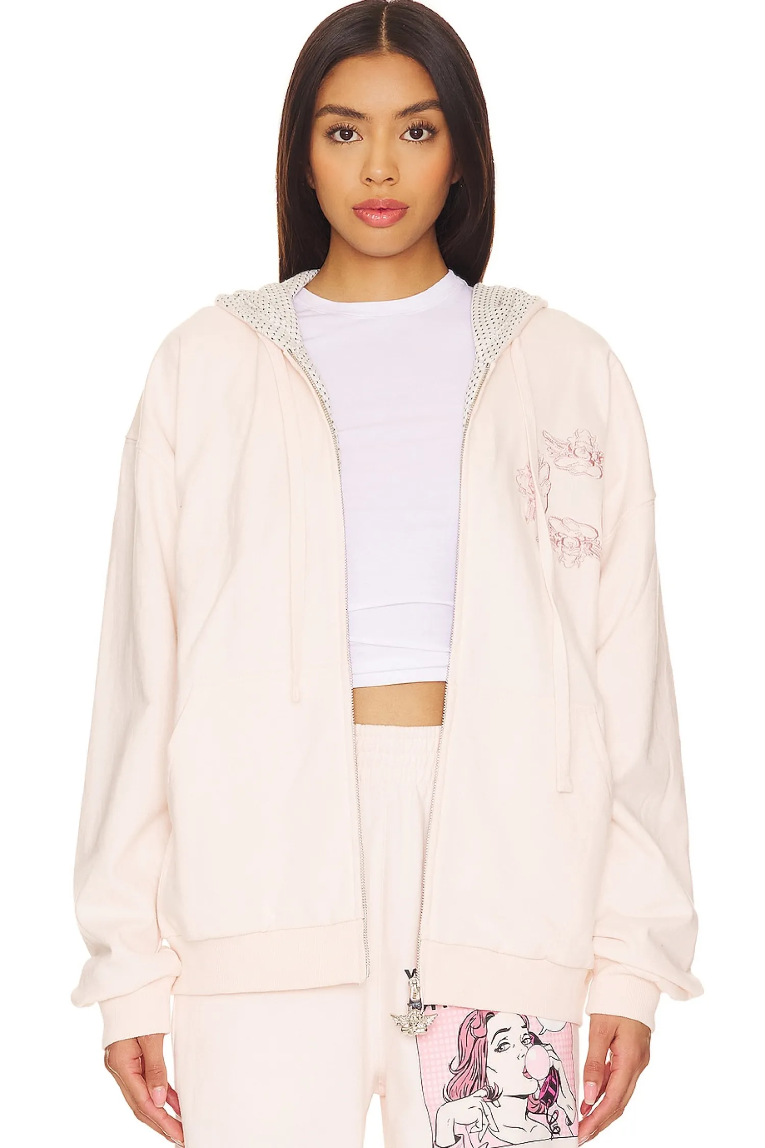 Women Boys Lie Loungewear>What Are You Going To Do Without Him Zip-up Hoodie