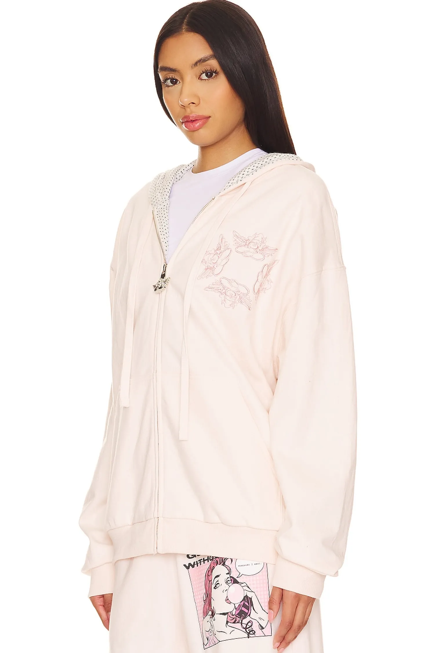 Women Boys Lie Loungewear>What Are You Going To Do Without Him Zip-up Hoodie