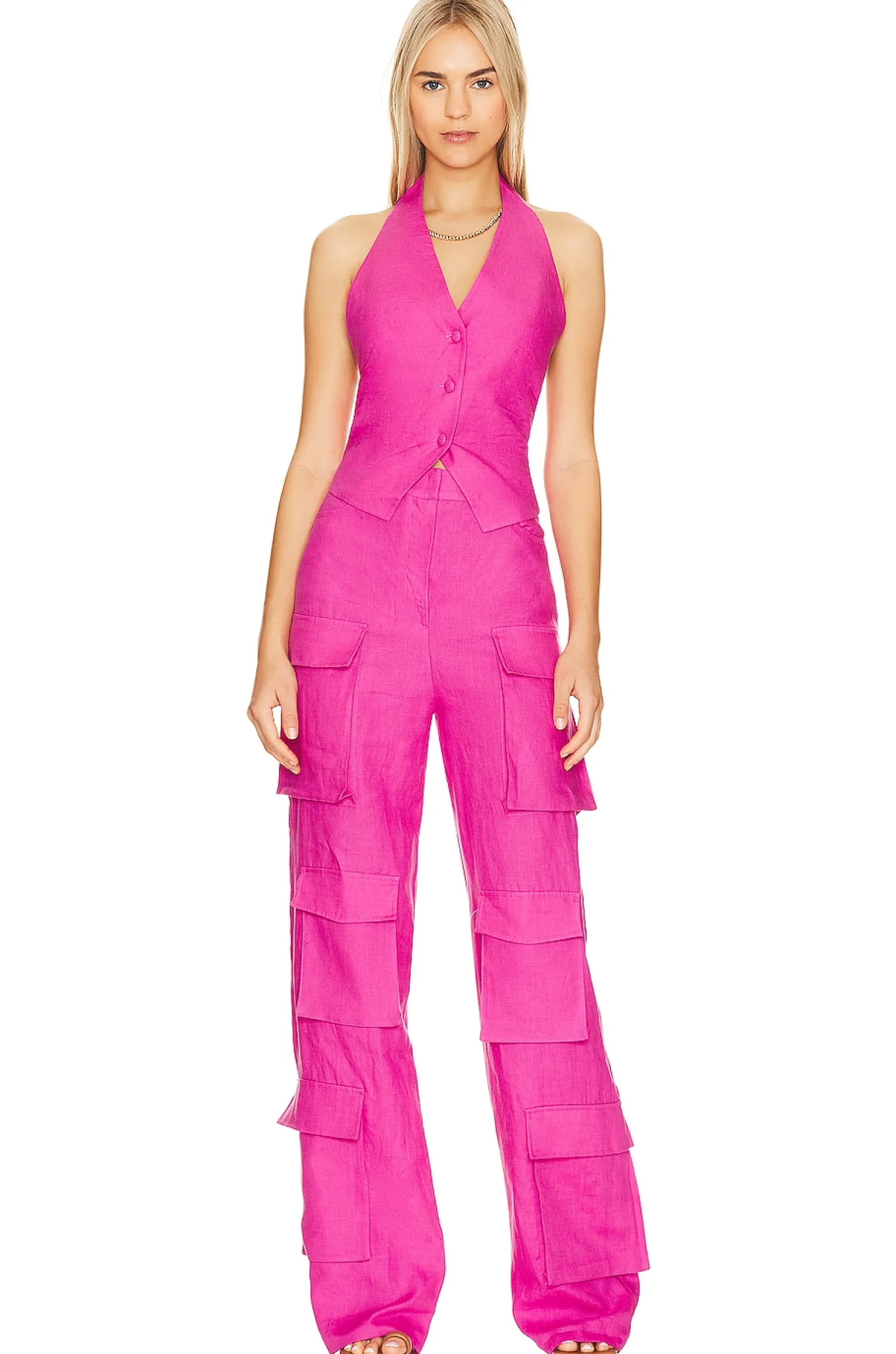 Women SELMACILEK Pants>Wide Leg Cargo Pant