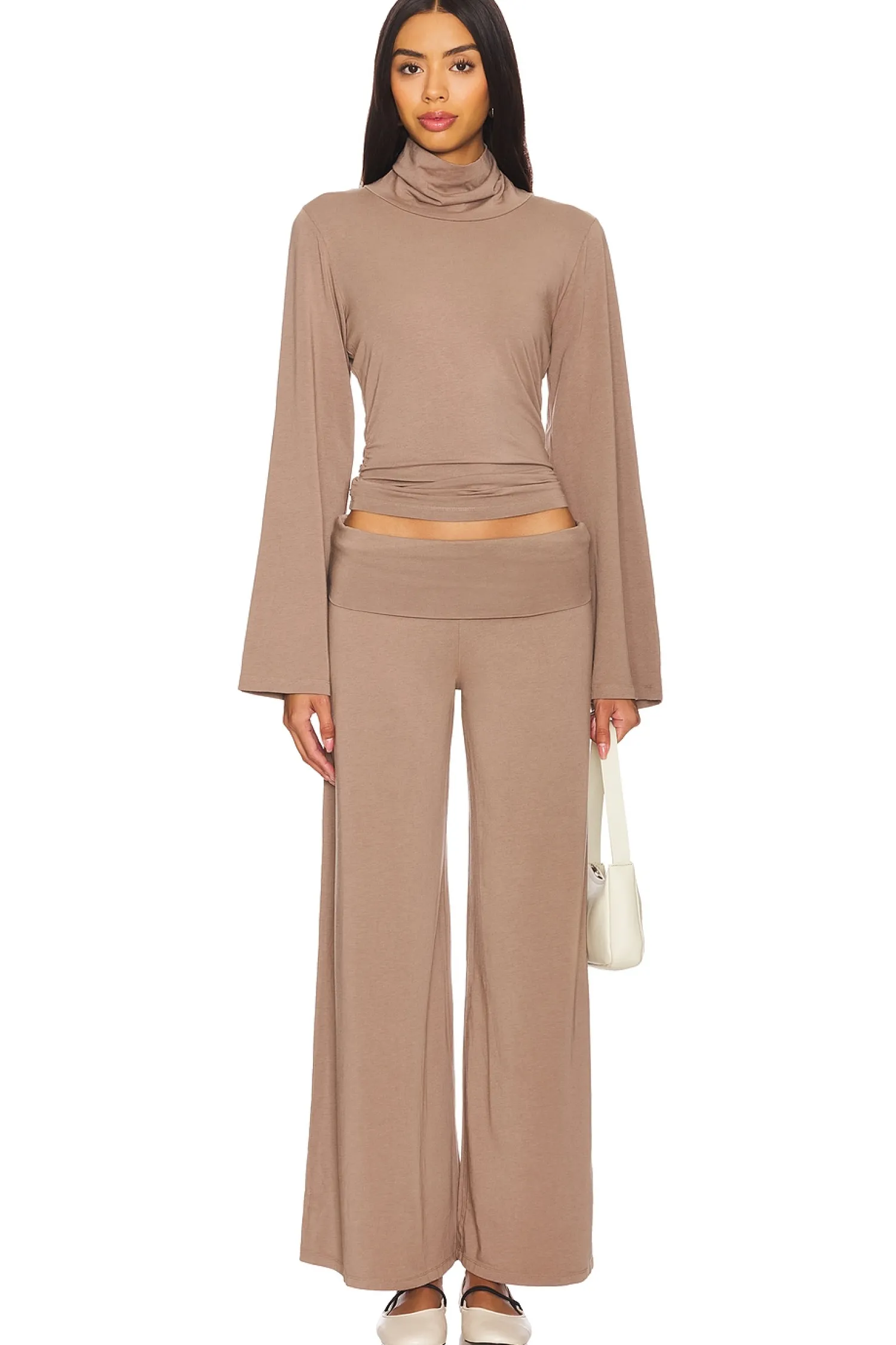 Women Bobi Matching Sets|Loungewear>Wide Leg Pant