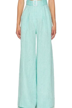 Women MATTHEW BRUCH Pants|Matching Sets>Wide Leg Pleated Pant