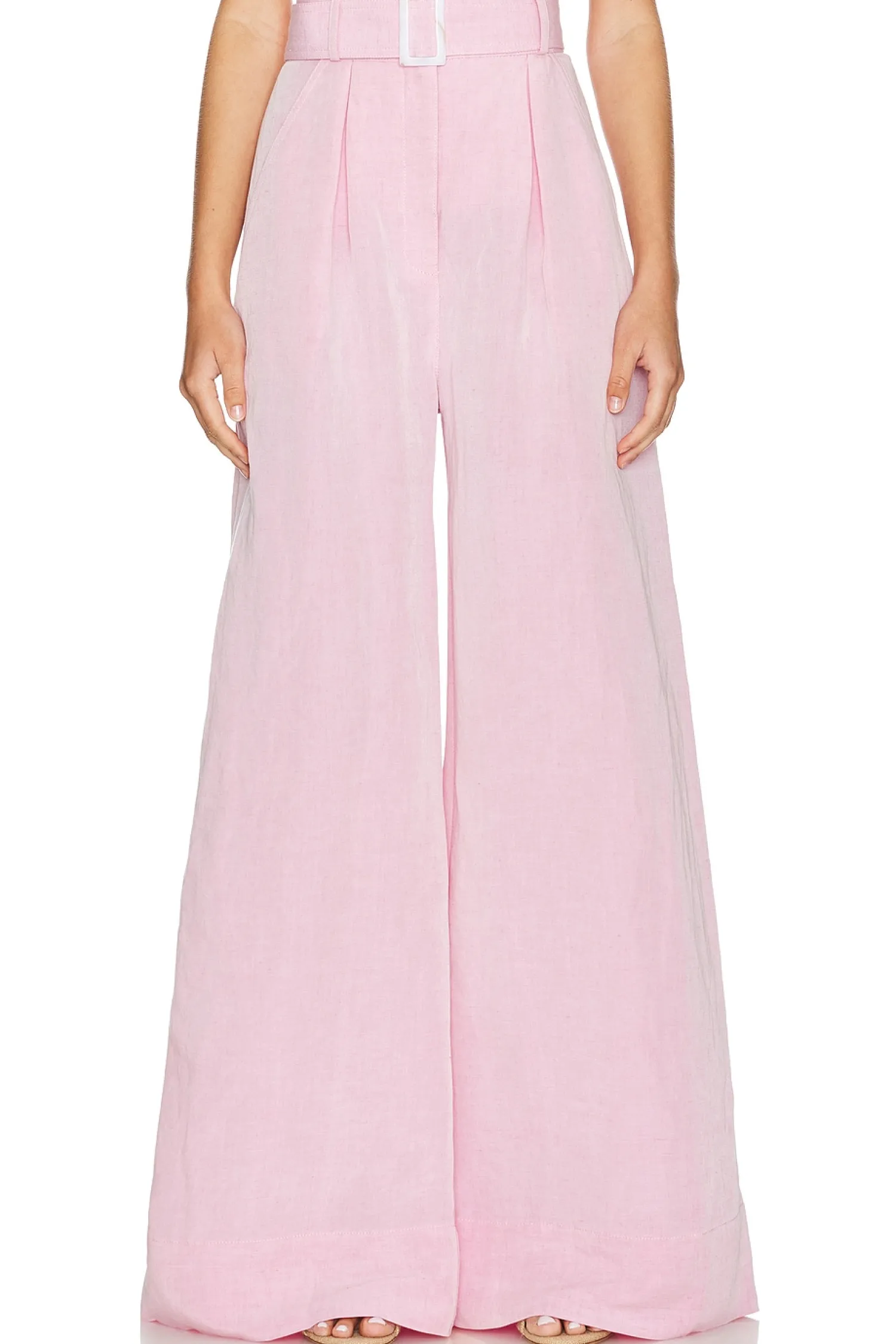 Women MATTHEW BRUCH Matching Sets>Wide Leg Pleated Pant
