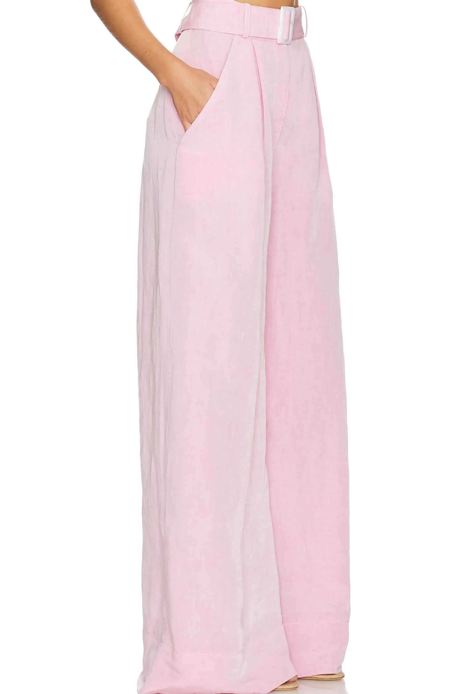 Women MATTHEW BRUCH Matching Sets>Wide Leg Pleated Pant