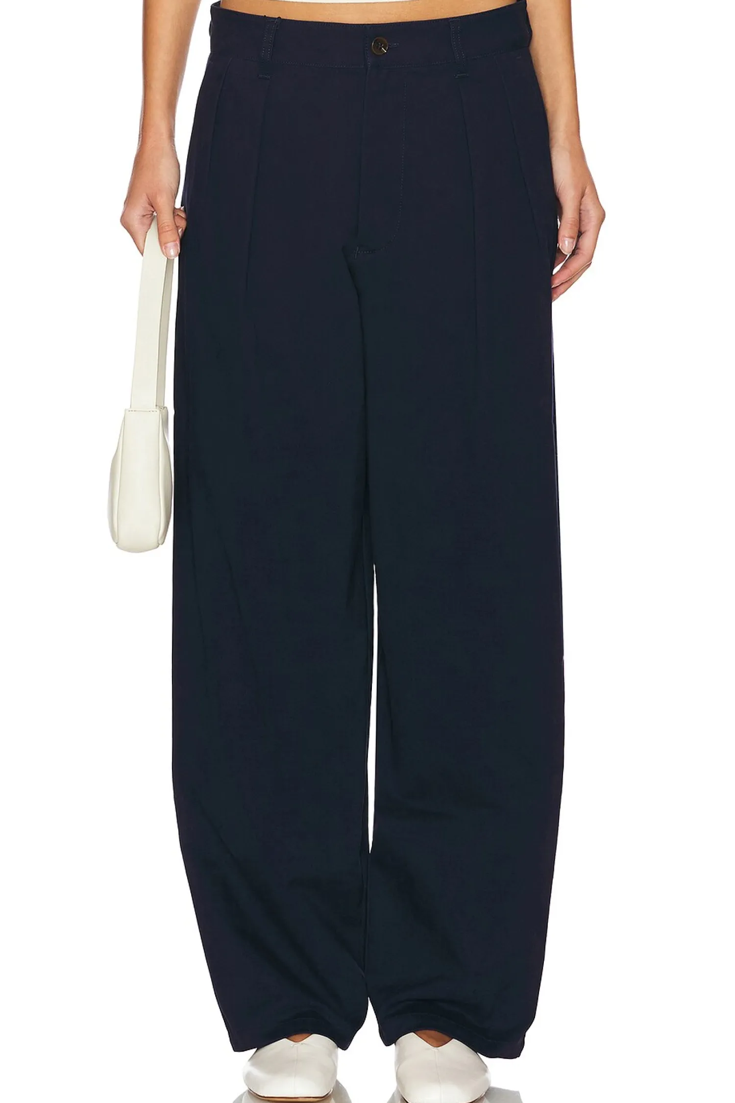 Women WAO Pants>Wide Leg Pleated Trouser