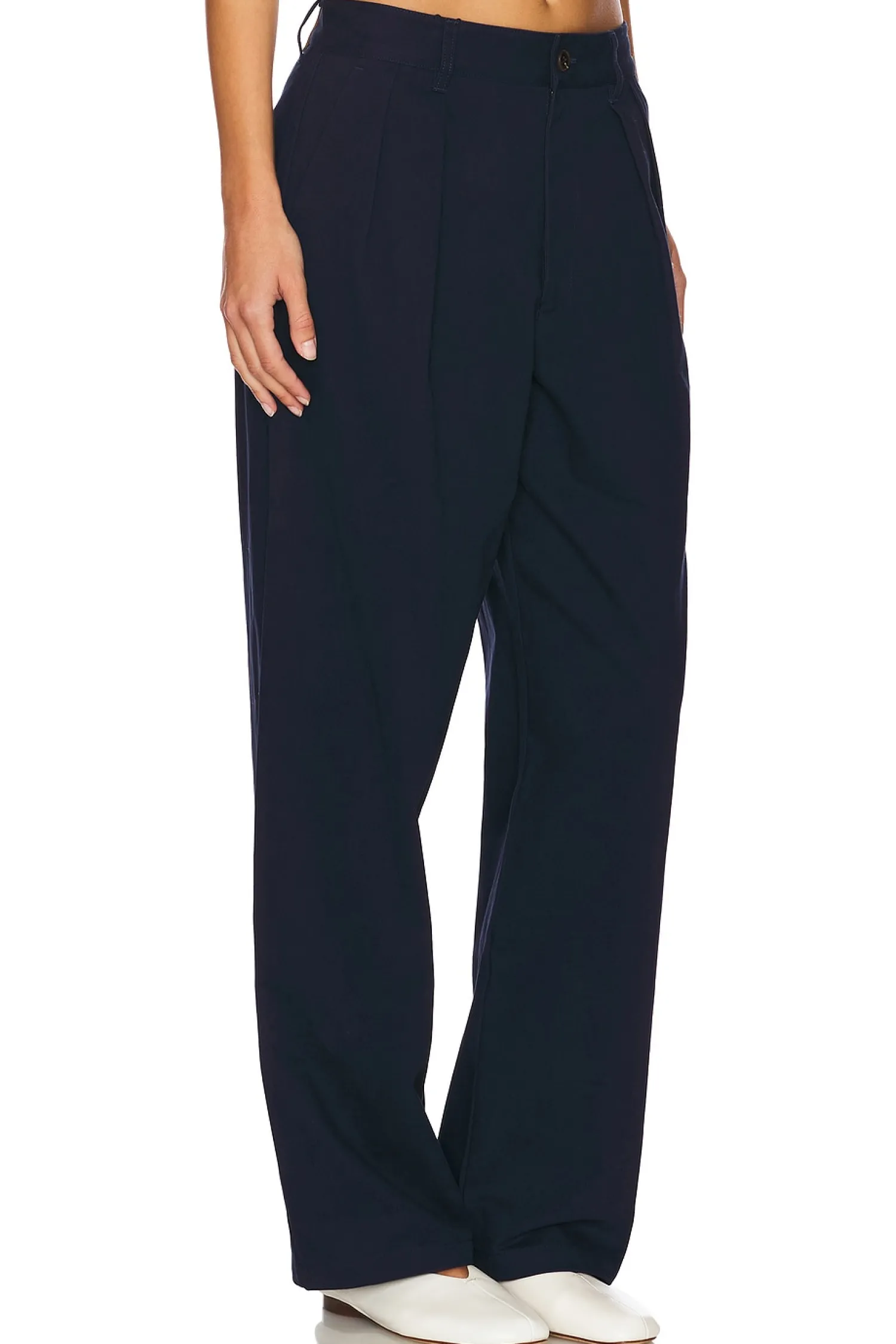 Women WAO Pants>Wide Leg Pleated Trouser