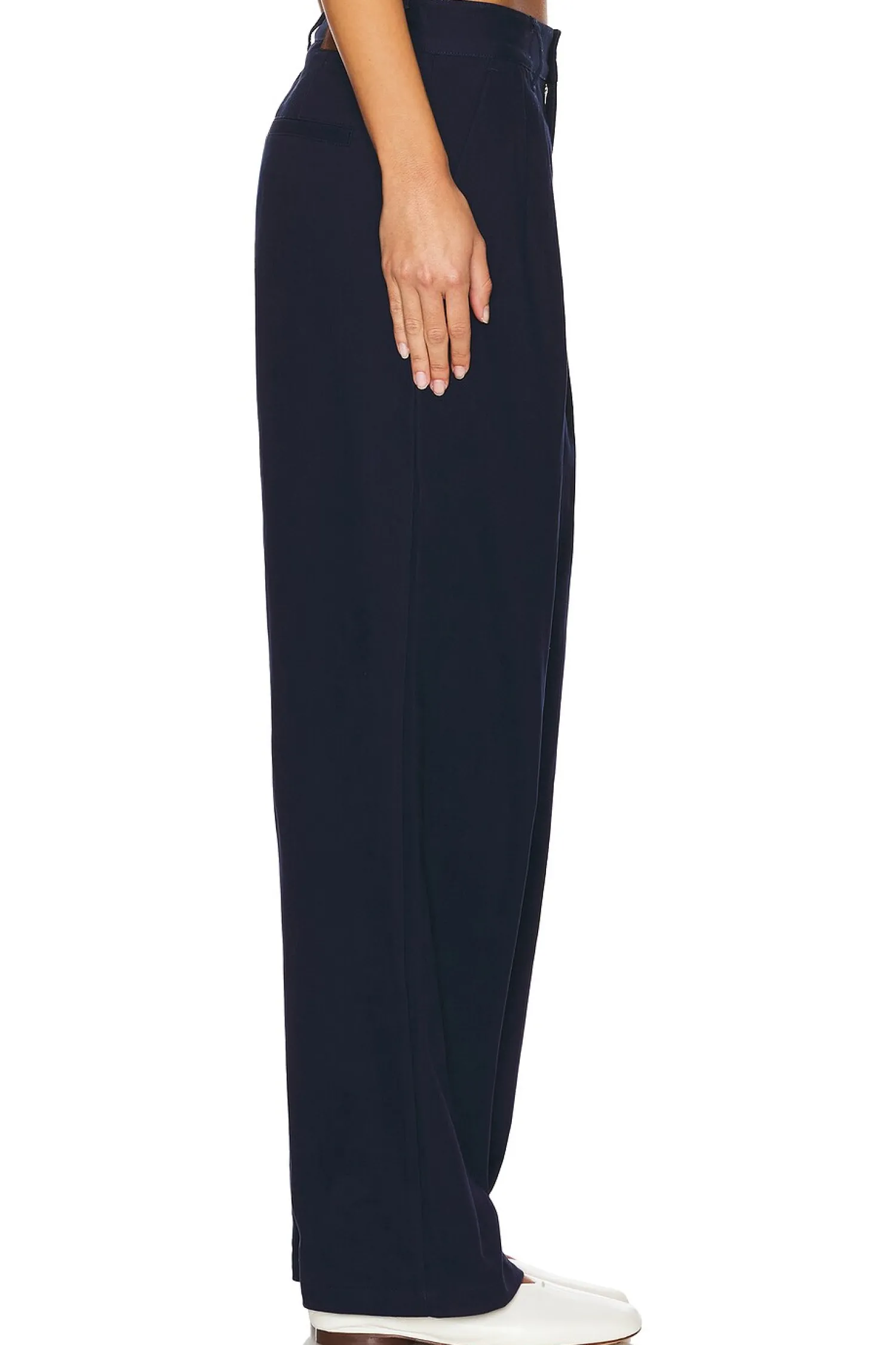 Women WAO Pants>Wide Leg Pleated Trouser