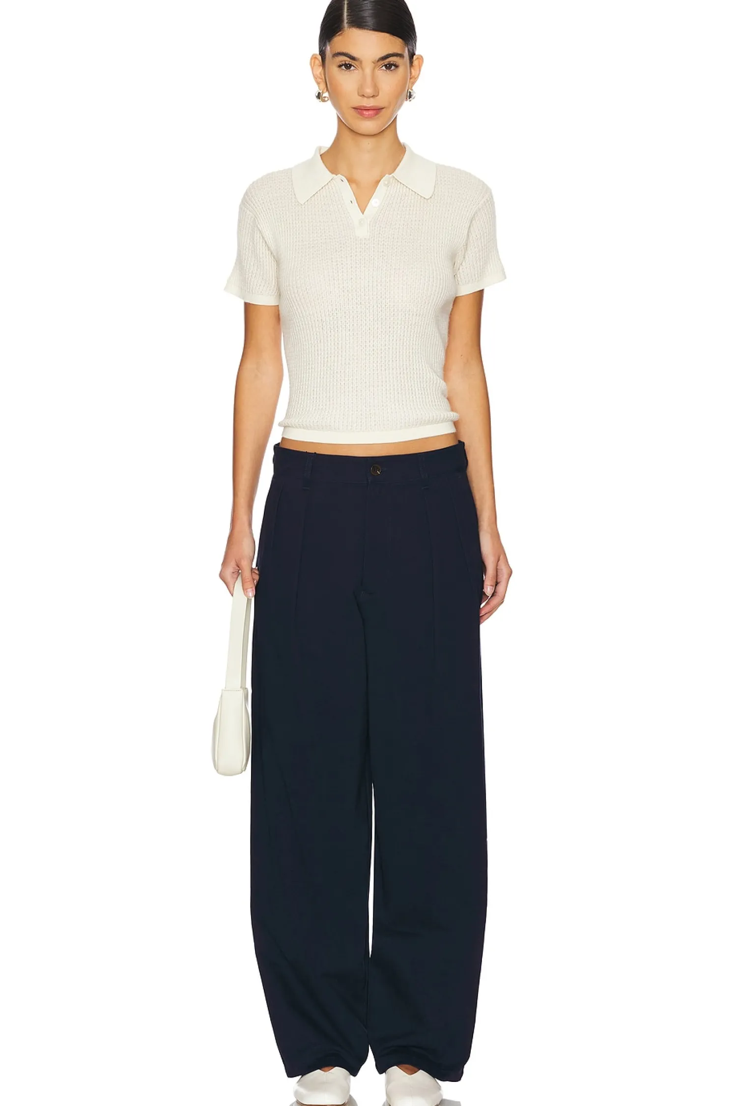 Women WAO Pants>Wide Leg Pleated Trouser