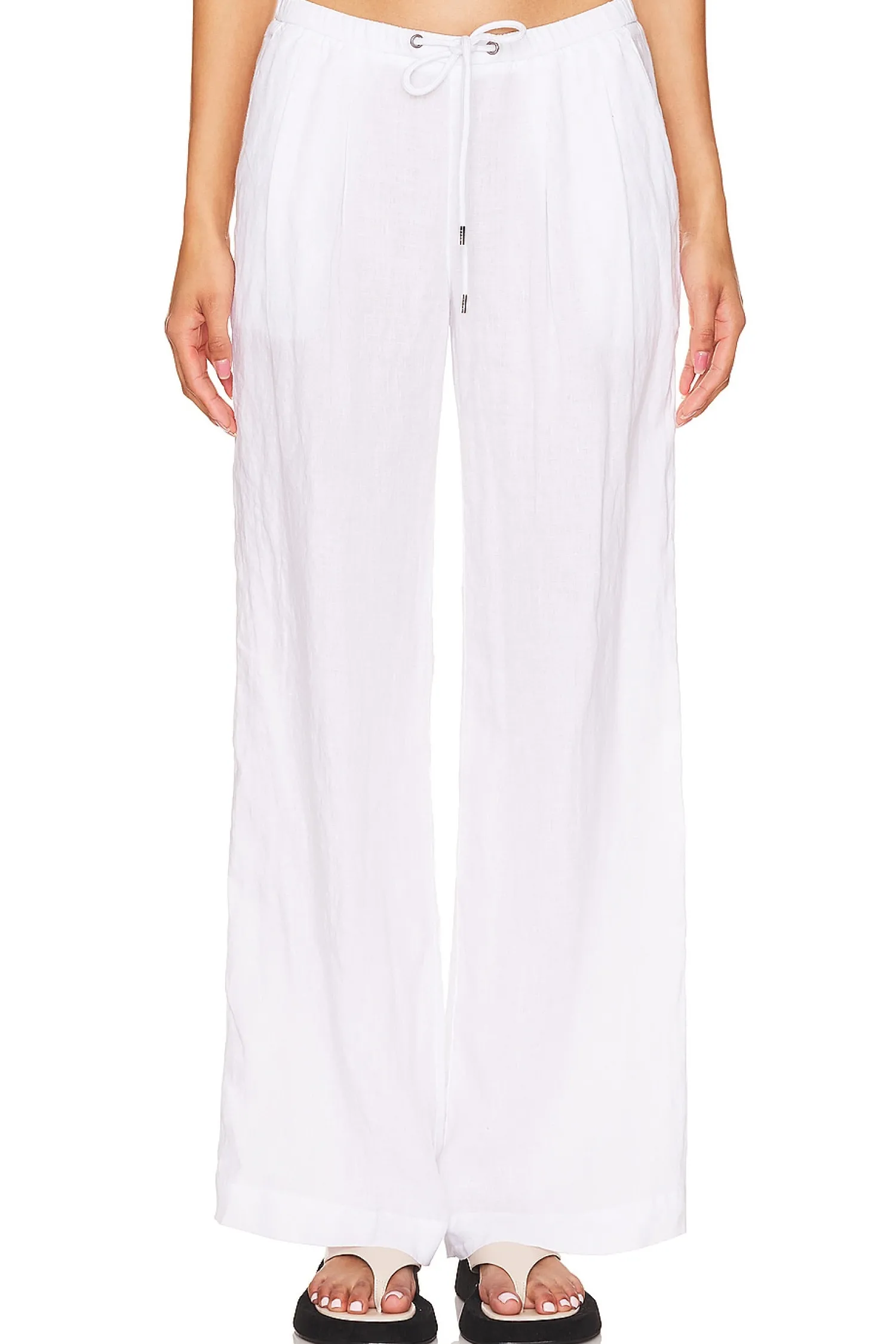Women James Perse Pants>Wide Leg Relaxed Linen Pant