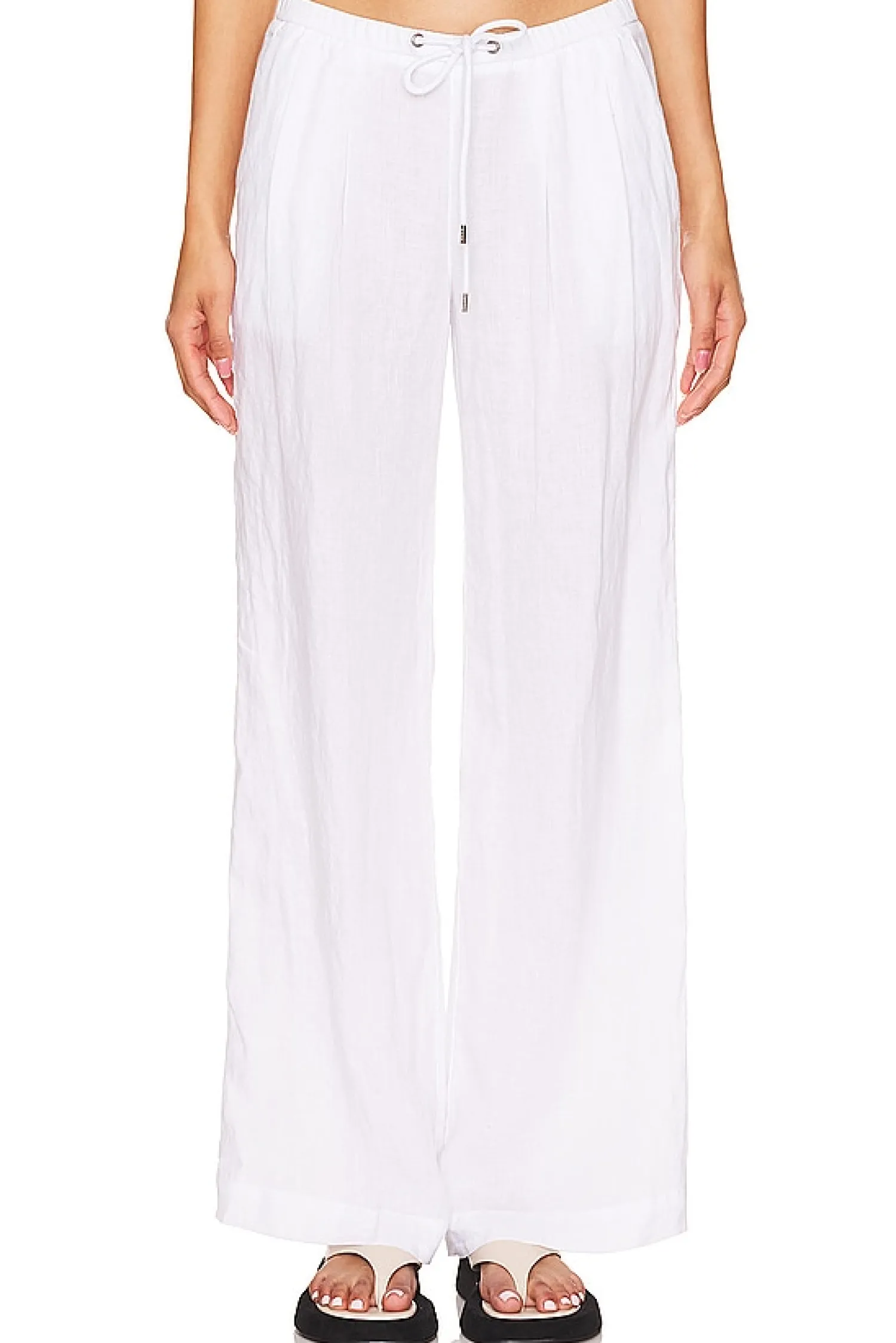 Women James Perse Pants>Wide Leg Relaxed Linen Pant