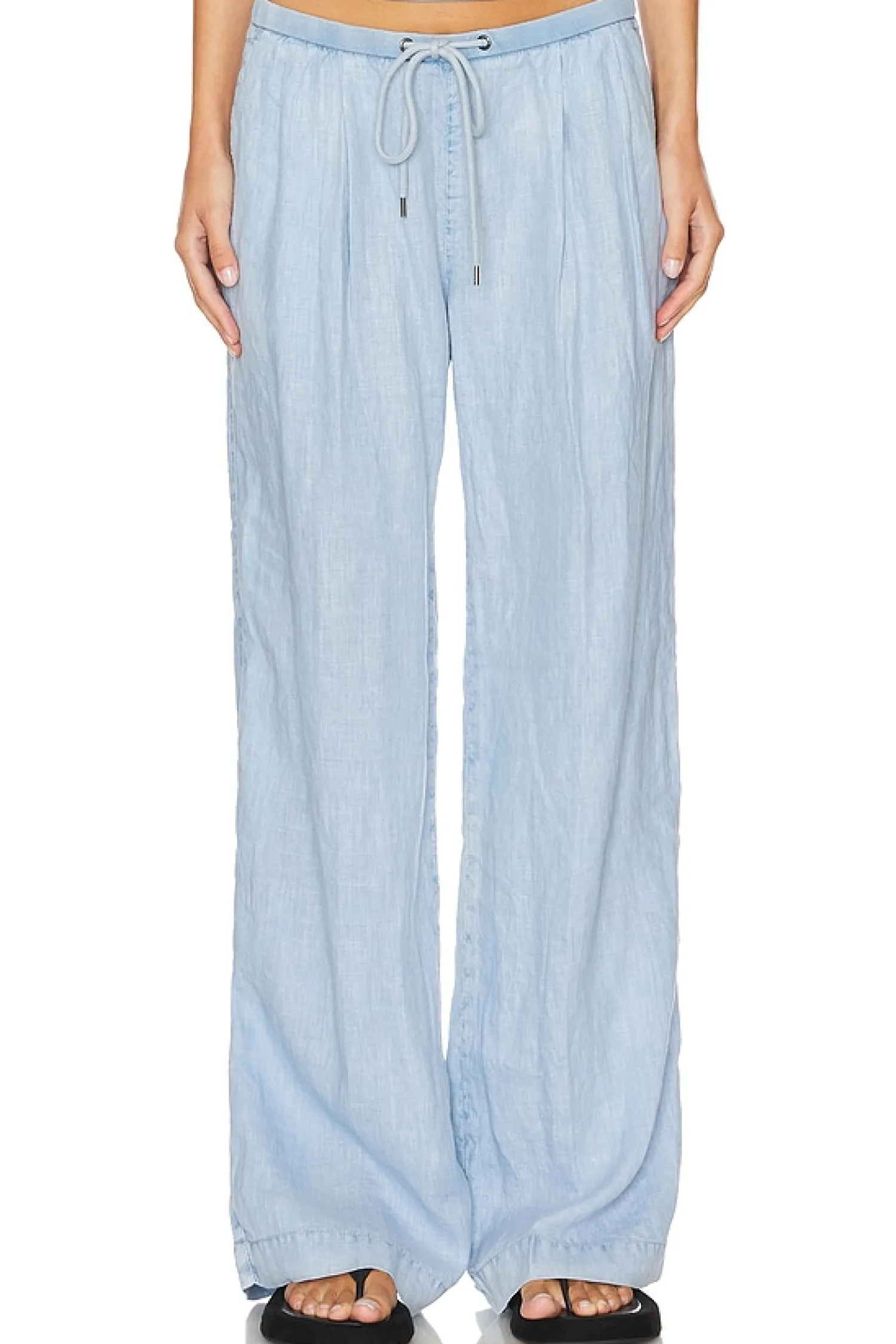 Women James Perse Pants>Wide Leg Relaxed Linen Pant