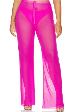 Women Good American Pants>Wide Mesh Pants