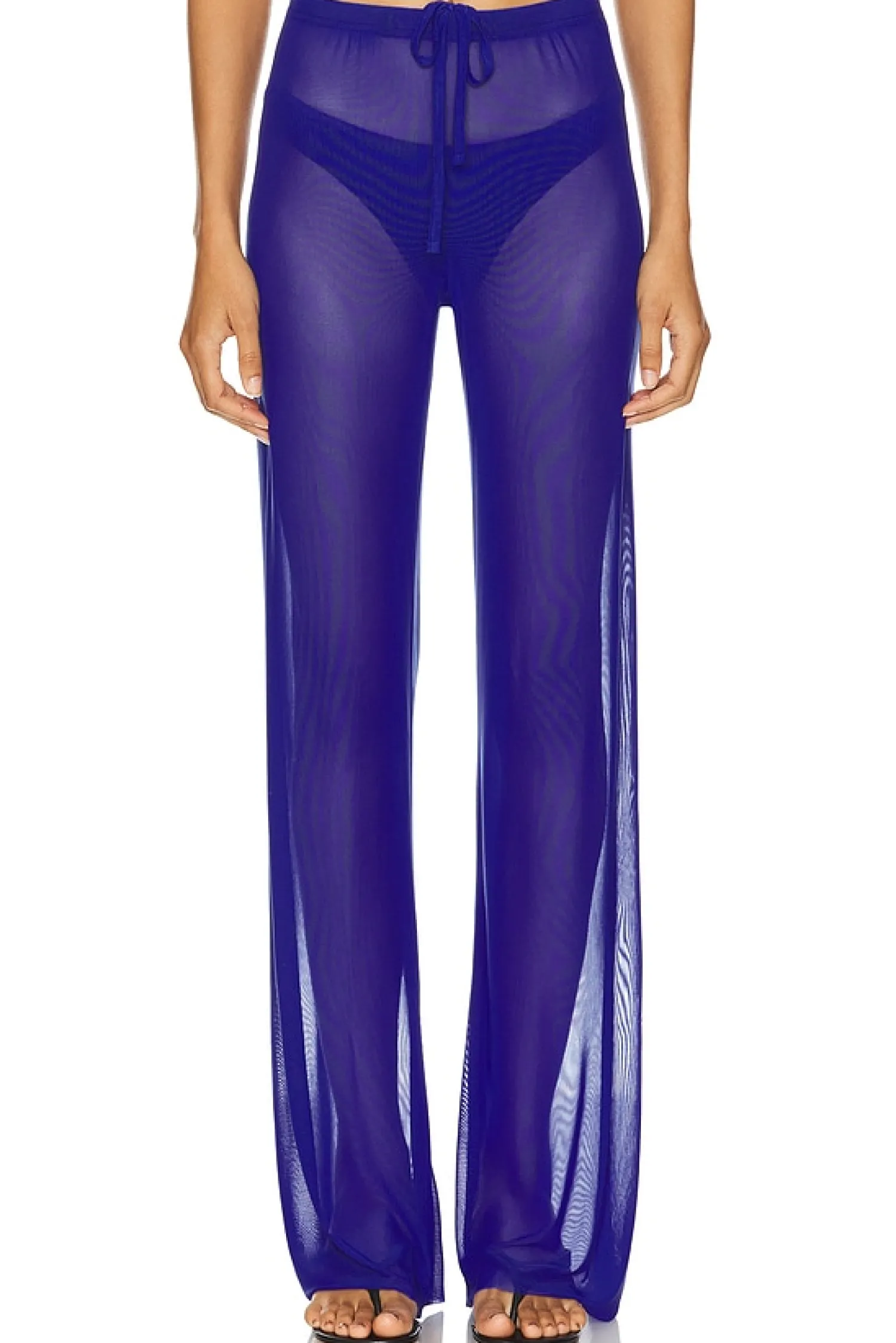 Women Good American Pants>Wide Mesh Pants
