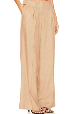 Women REMAIN Pants>Wide Pant With Eyelet Belt