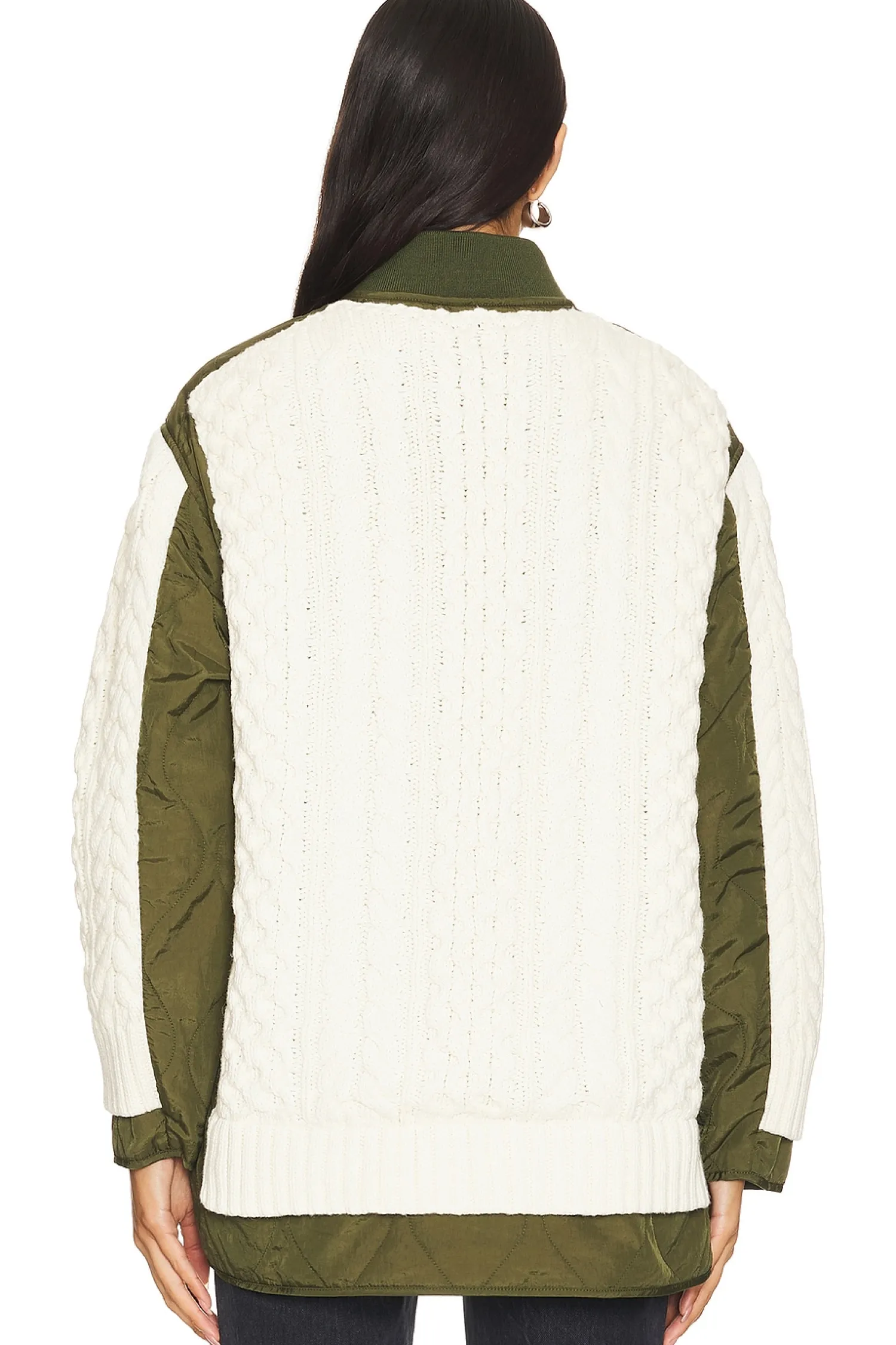 Women Rag & Bone Jackets & Coats>Winnie Mixed Media Jacket