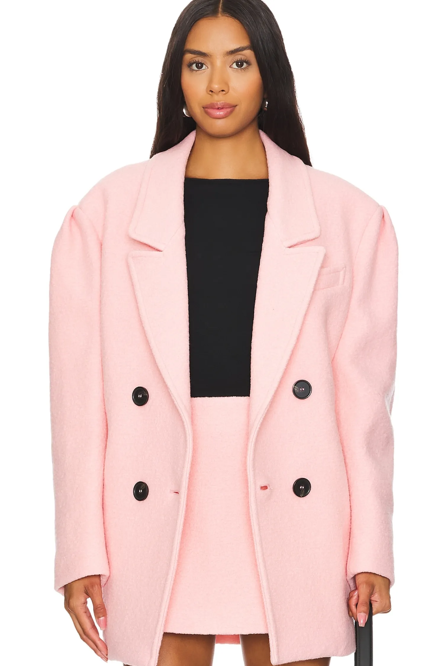 Women MSGM Matching Sets|Jackets & Coats>Wool Boucle Coat