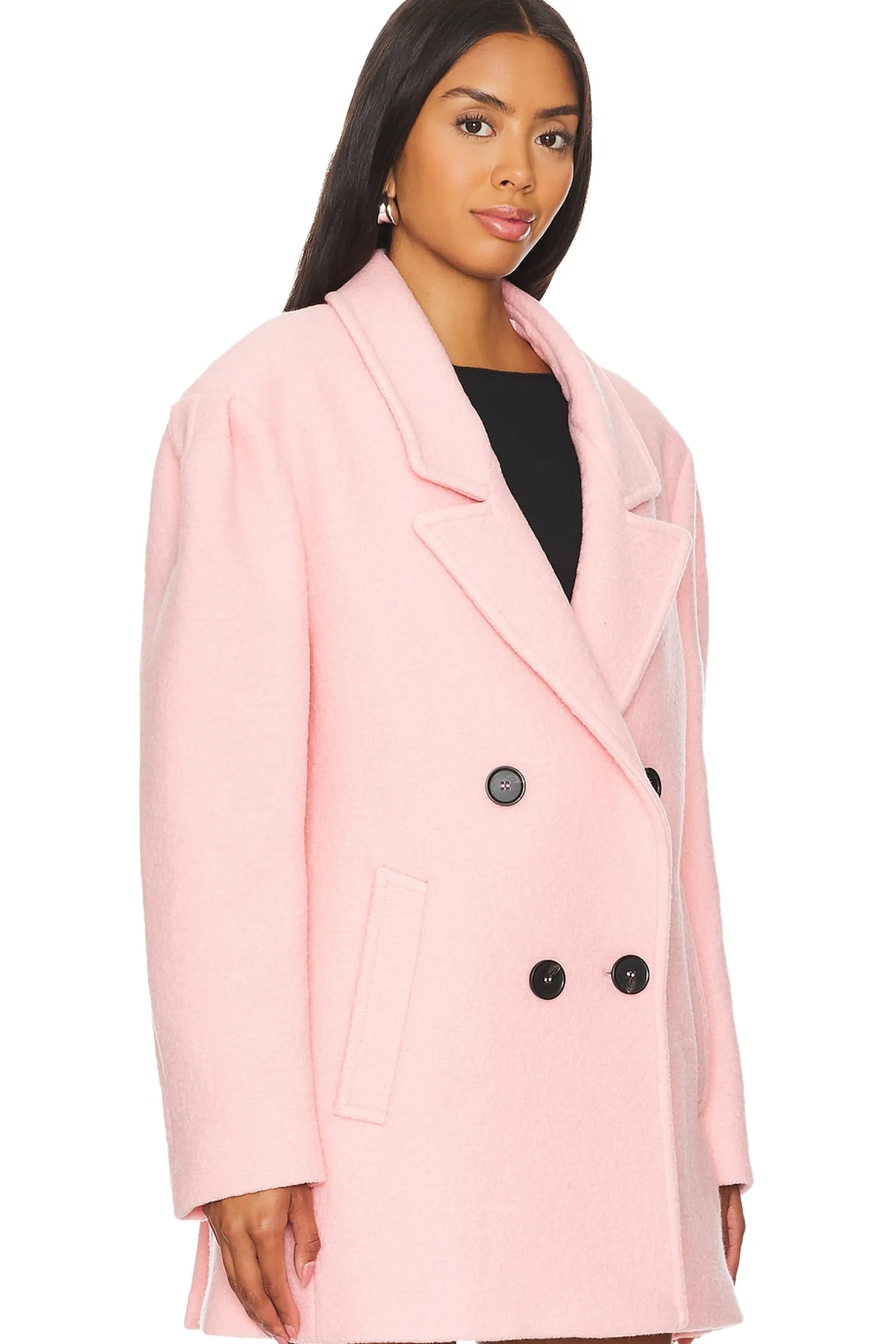 Women MSGM Matching Sets|Jackets & Coats>Wool Boucle Coat
