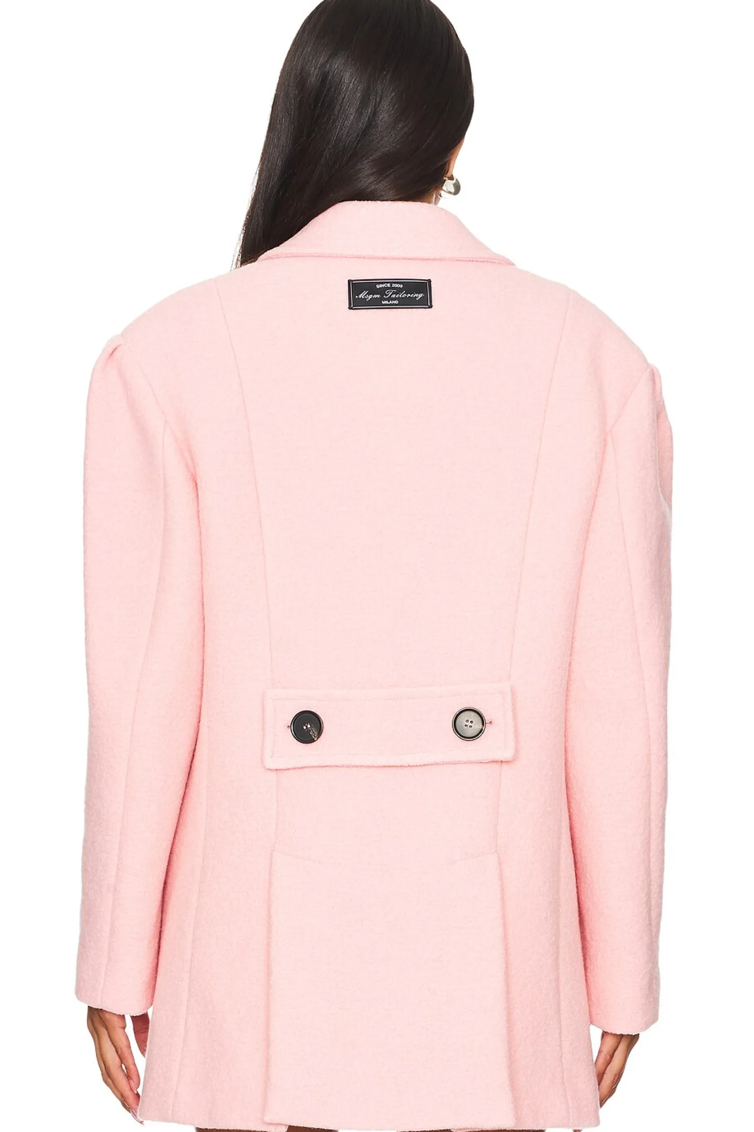 Women MSGM Matching Sets|Jackets & Coats>Wool Boucle Coat