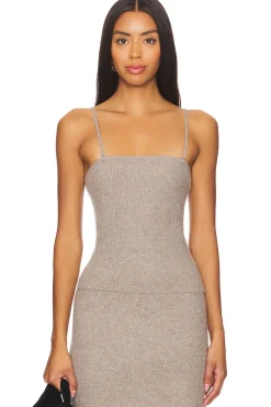 Women NAADAM Matching Sets>Wool Cashmere Ribbed Convertible Cami