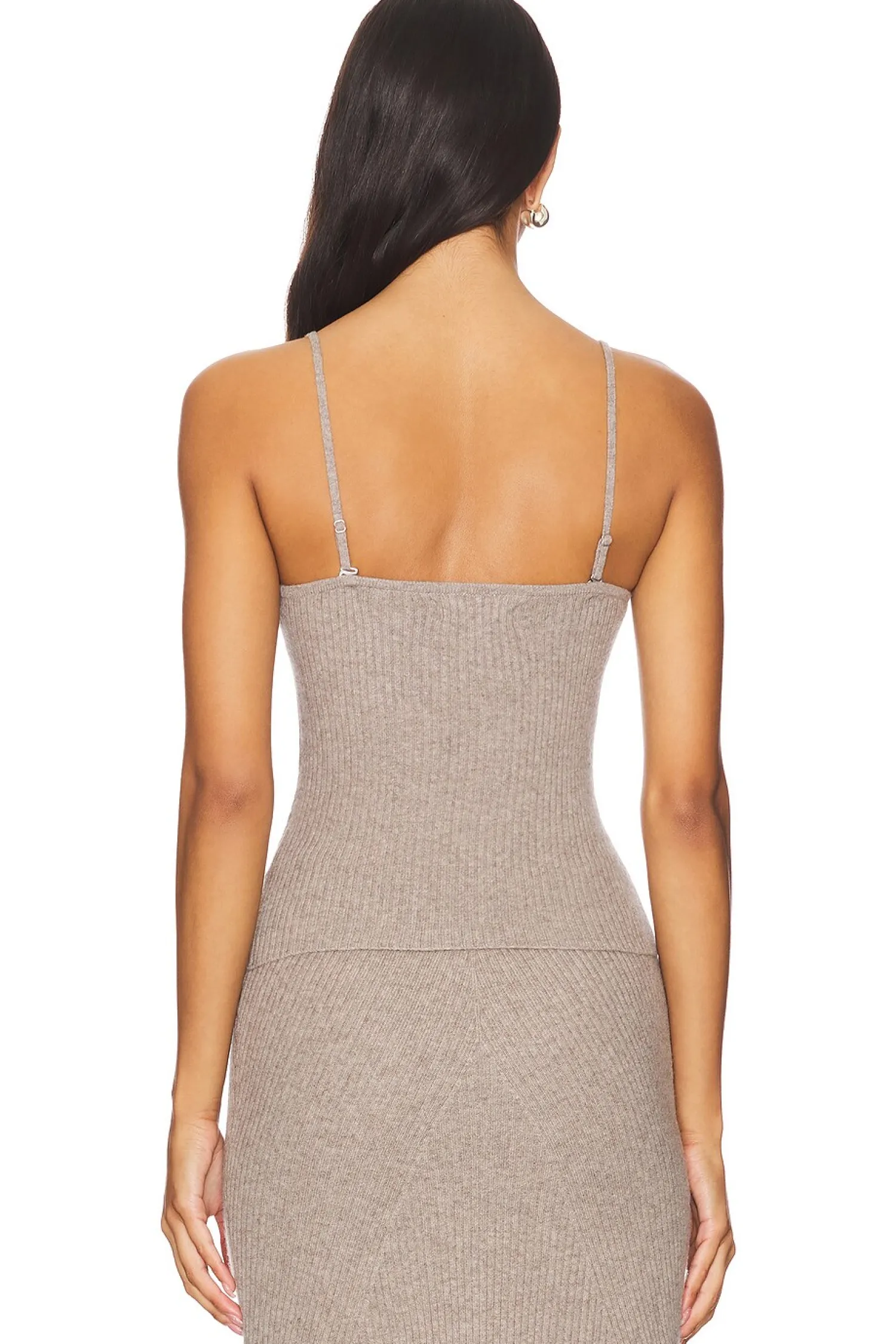 Women NAADAM Matching Sets>Wool Cashmere Ribbed Convertible Cami
