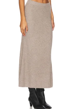 Women NAADAM Matching Sets>Wool Cashmere Ribbed Everyday Skirt