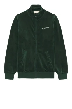 Women Museum of Peace and Quiet Jackets & Coats>Wordmark Velour Jacket