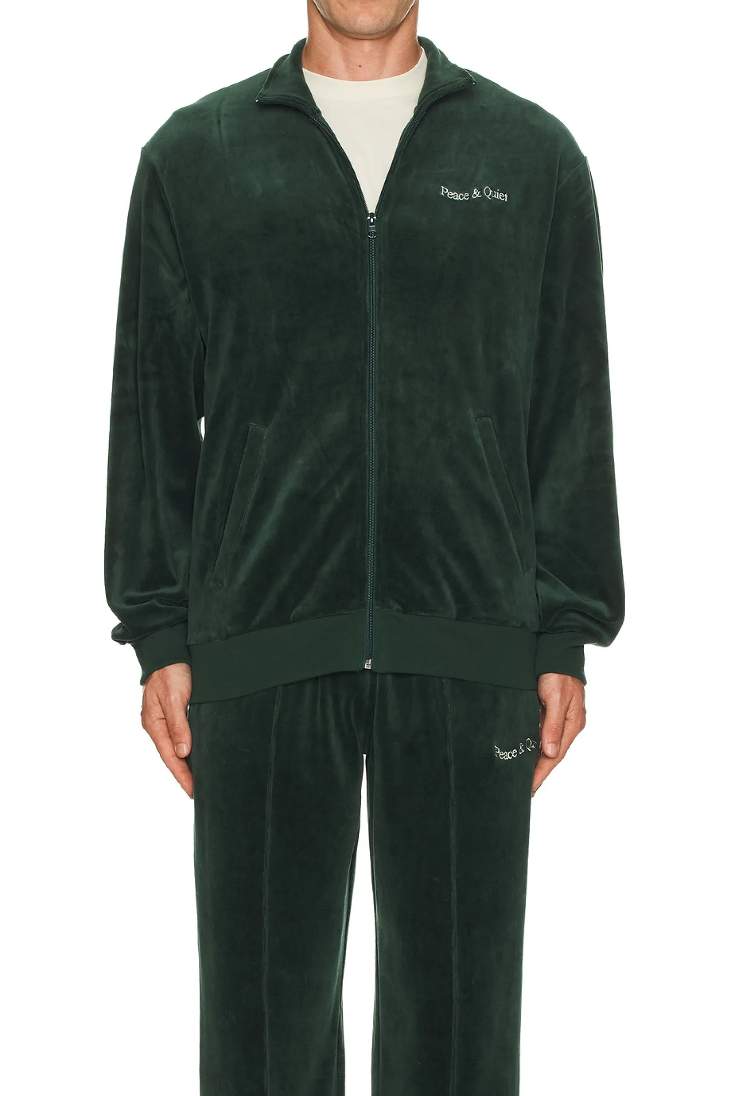 Women Museum of Peace and Quiet Jackets & Coats>Wordmark Velour Jacket
