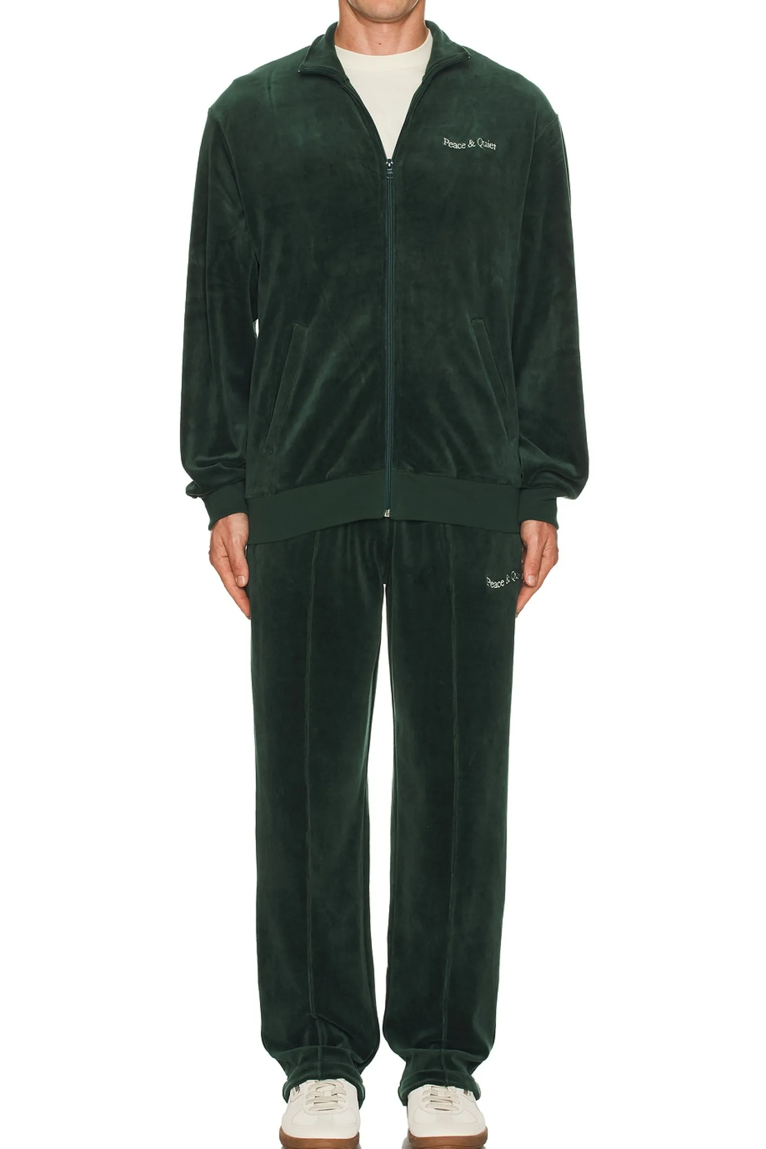 Women Museum of Peace and Quiet Jackets & Coats>Wordmark Velour Jacket