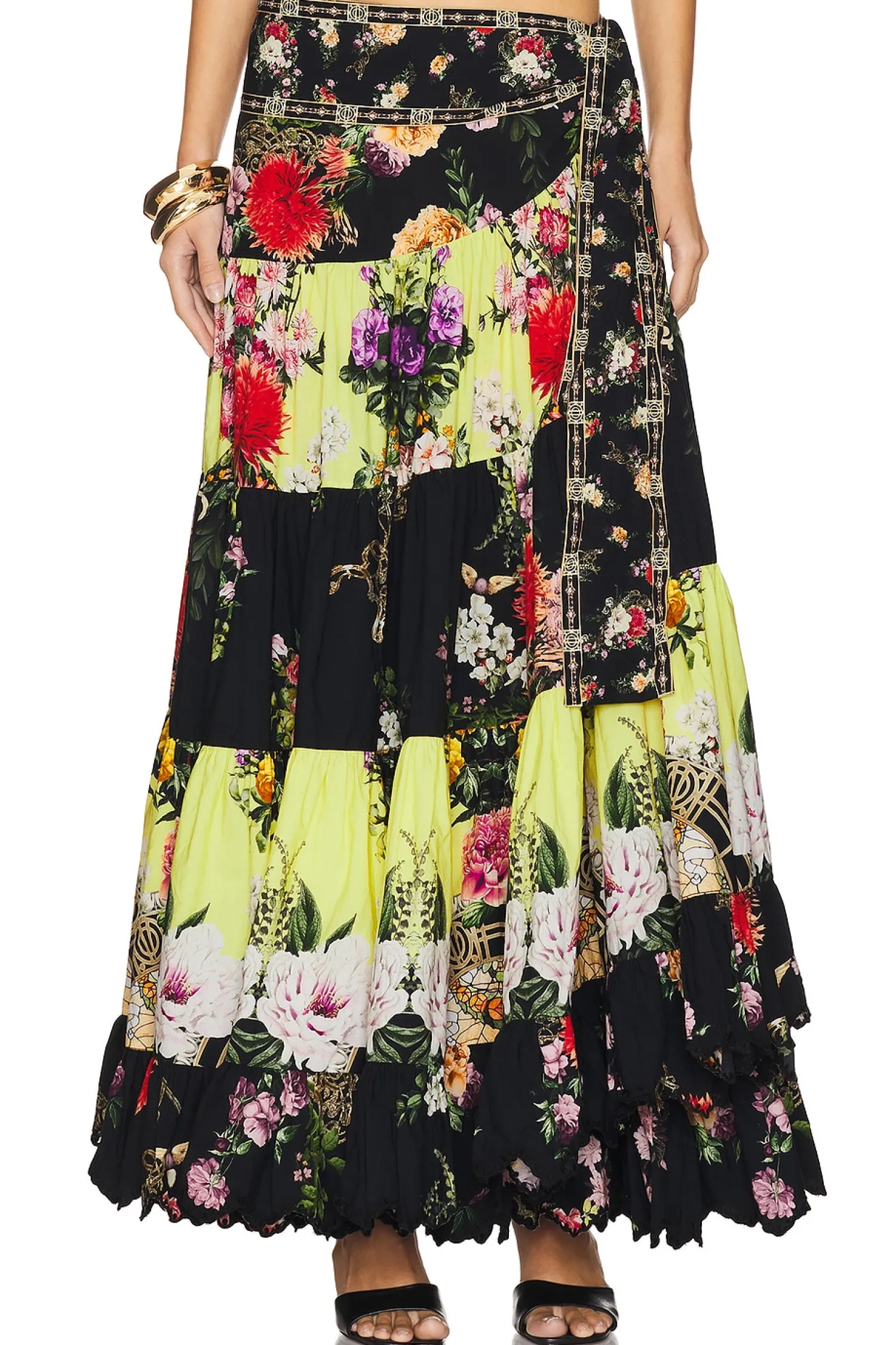 Women Camilla Matching Sets>Wrap Skirt With Gathered Panels