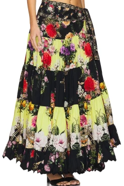 Women Camilla Matching Sets>Wrap Skirt With Gathered Panels