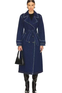 Women SNDYS Jackets & Coats>Wren Denim Trench