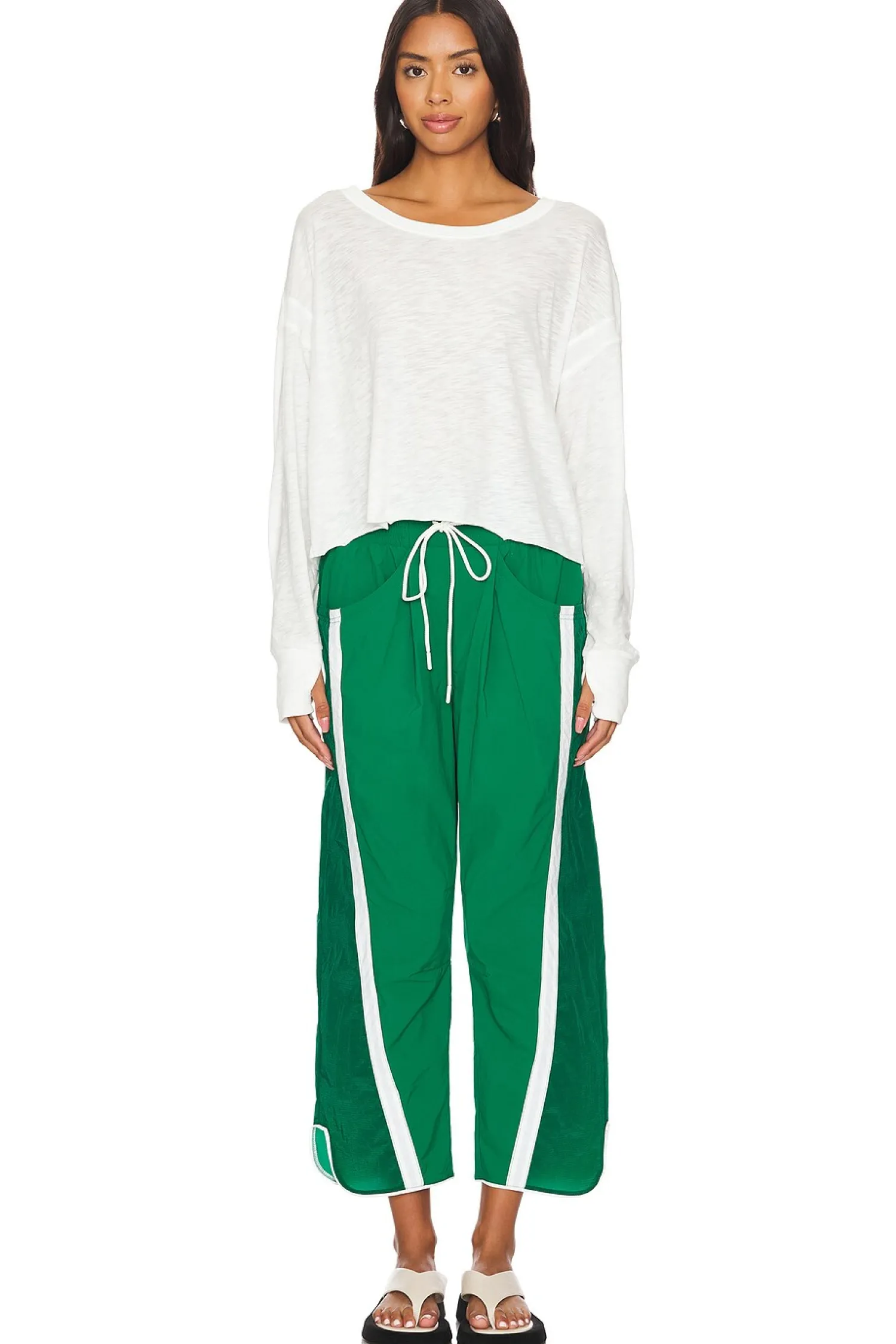 Women Free People Pants|Loungewear>x FP Movement Champ Is Here Pant In Heritage Green