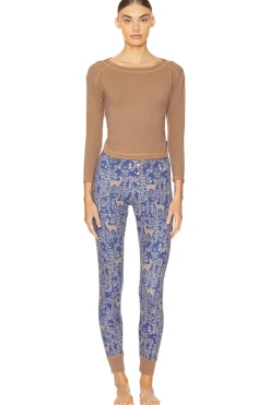 Women Free People Lingerie & Sleepwear>x Intimately FP Chill Evening Pj Set In Night Sky Combo