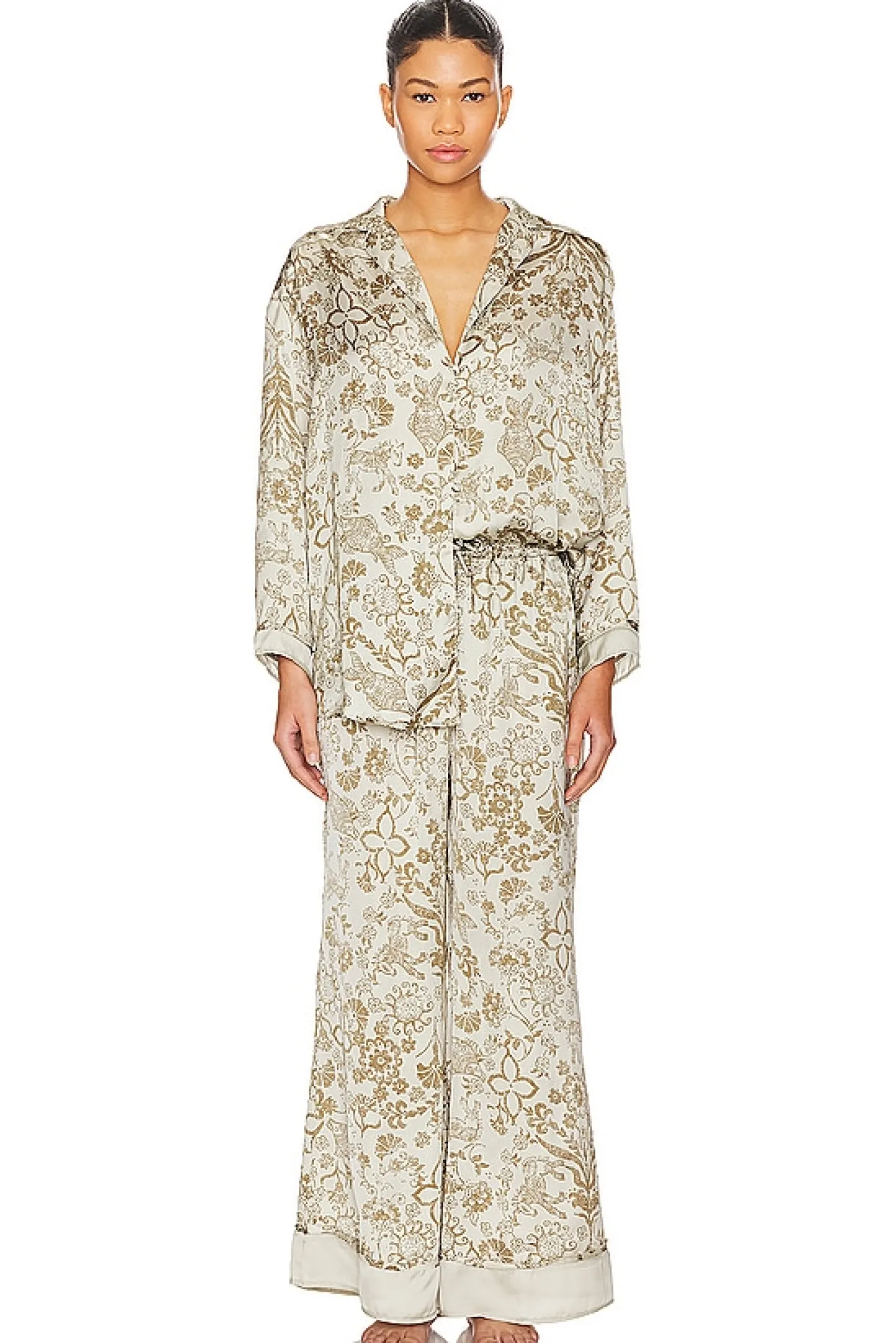 Women Free People Lingerie & Sleepwear>x Intimately FP Dreamy Days Pajama Set In Vintage Combo