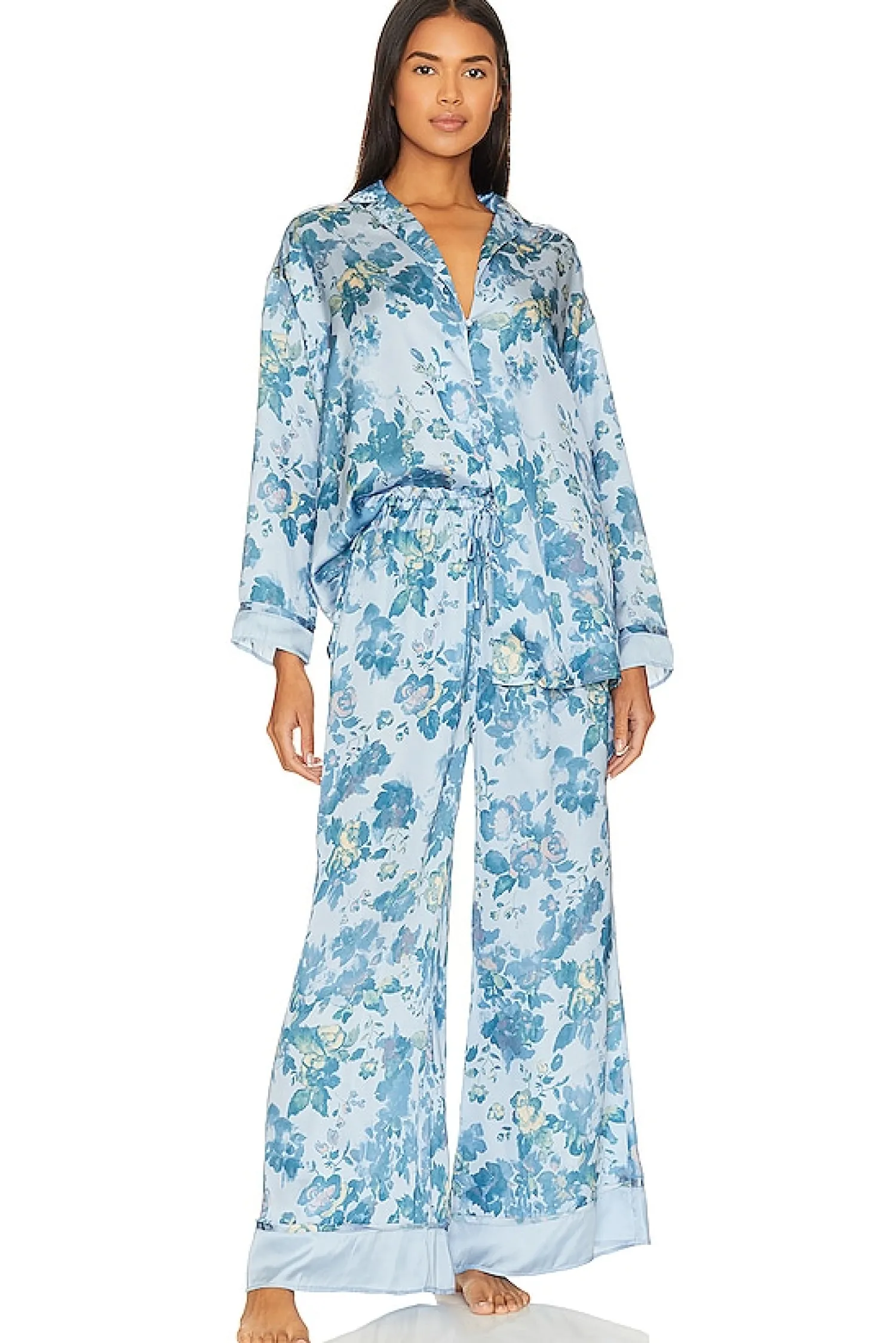 Women Free People Lingerie & Sleepwear>x Intimately FP Dreamy Days Pajama Set In Vintage Combo