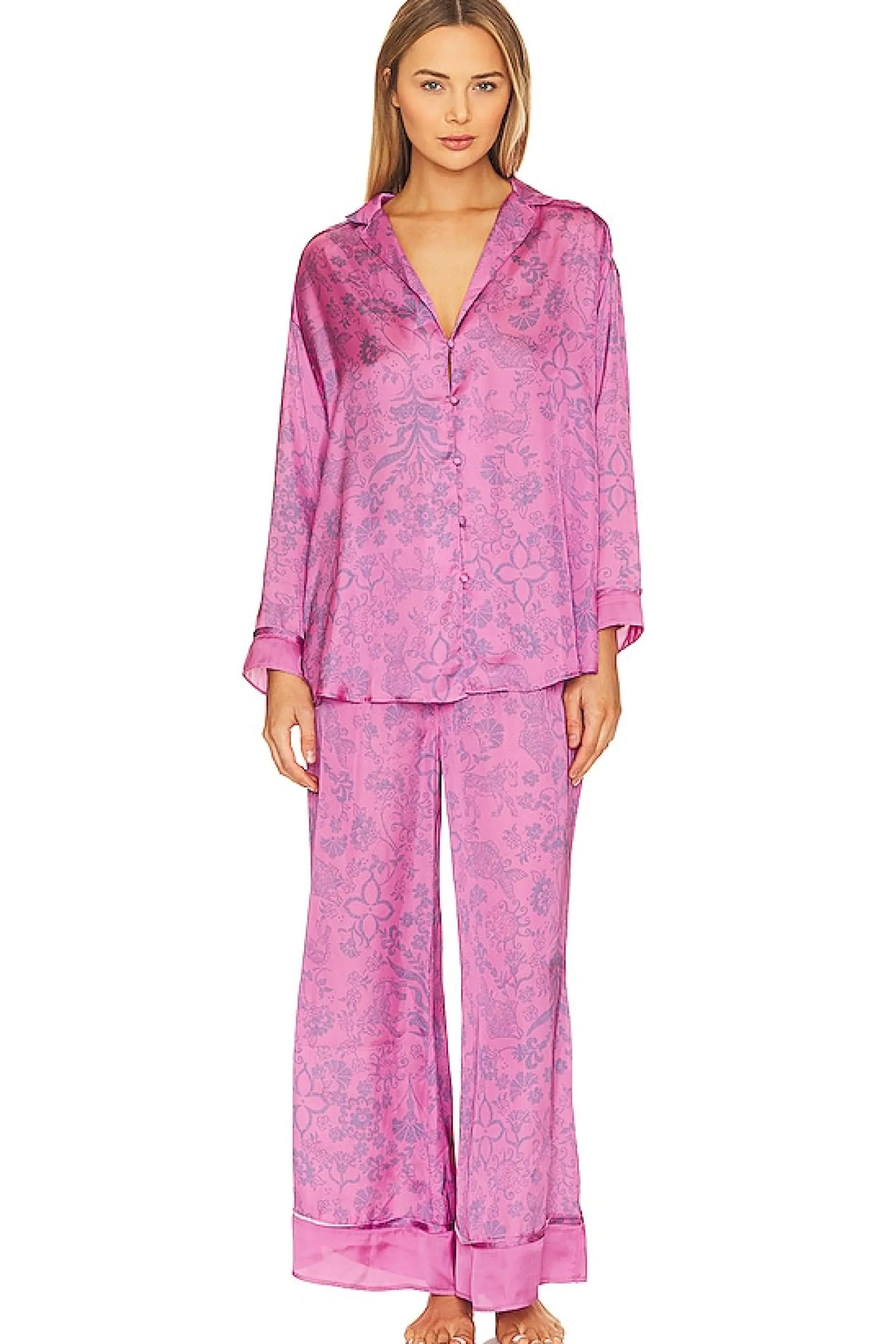 Women Free People Lingerie & Sleepwear>x Intimately FP Dreamy Days Pajama Set In Vintage Combo