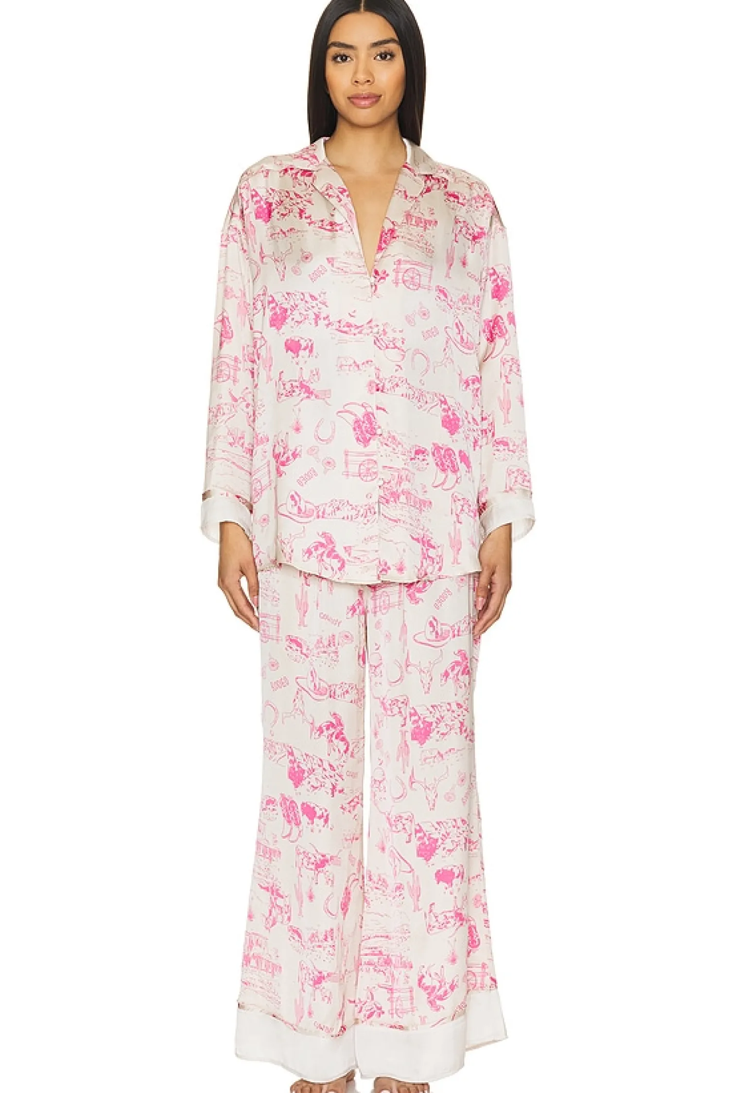 Women Free People Lingerie & Sleepwear>x Intimately FP Dreamy Days Pajama Set In Vintage Combo