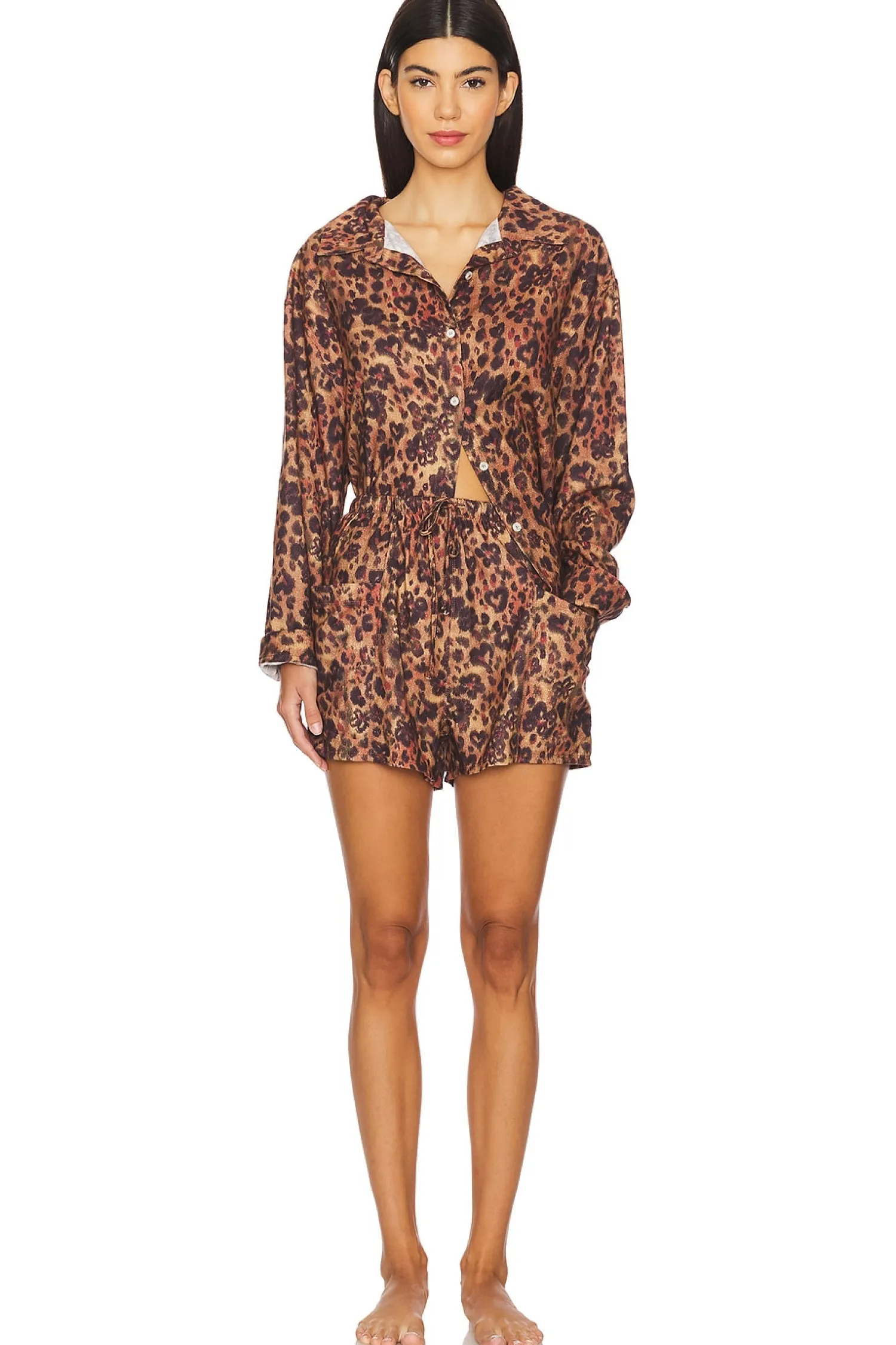 Women Free People Lingerie & Sleepwear>x Intimately FP Early Morning Sleep Set In Natural Combo