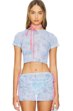 Women Roberta Einer Matching Sets>x Kiss "N" Thrill Mesh Top