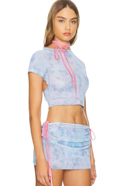 Women Roberta Einer Matching Sets>x Kiss "N" Thrill Mesh Top