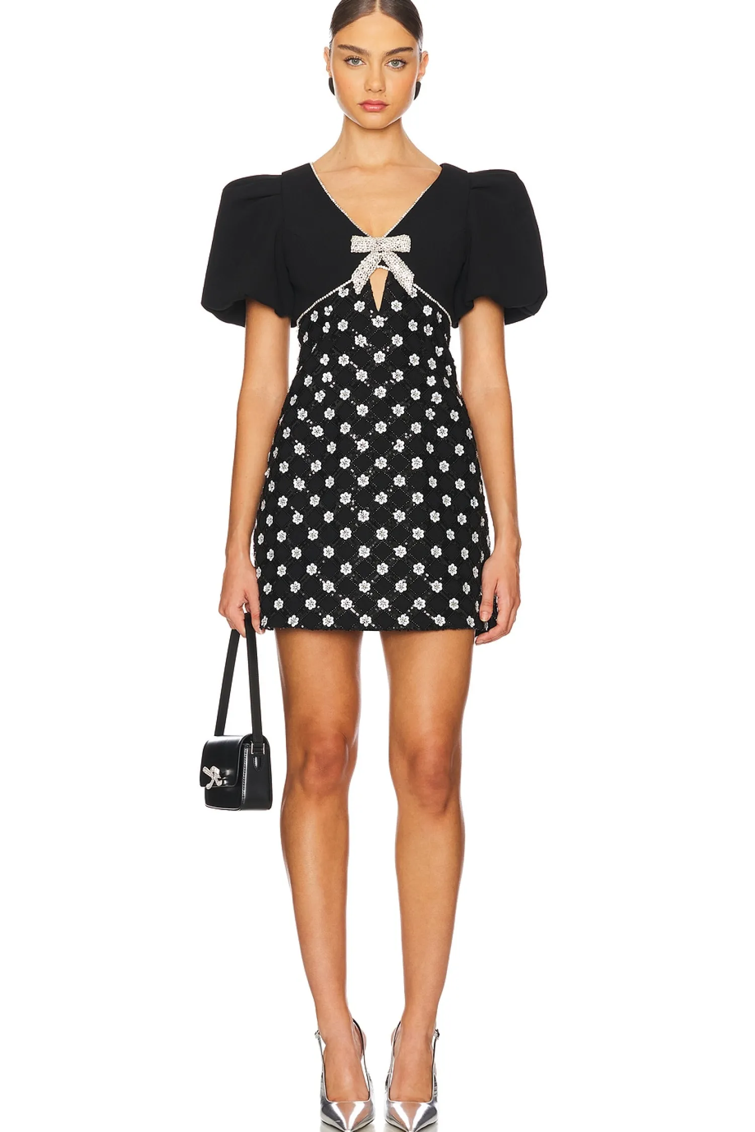 Women Rebecca Vallance Dresses>X Nicky Hilton Alivia Short Sleeve Mini Dress