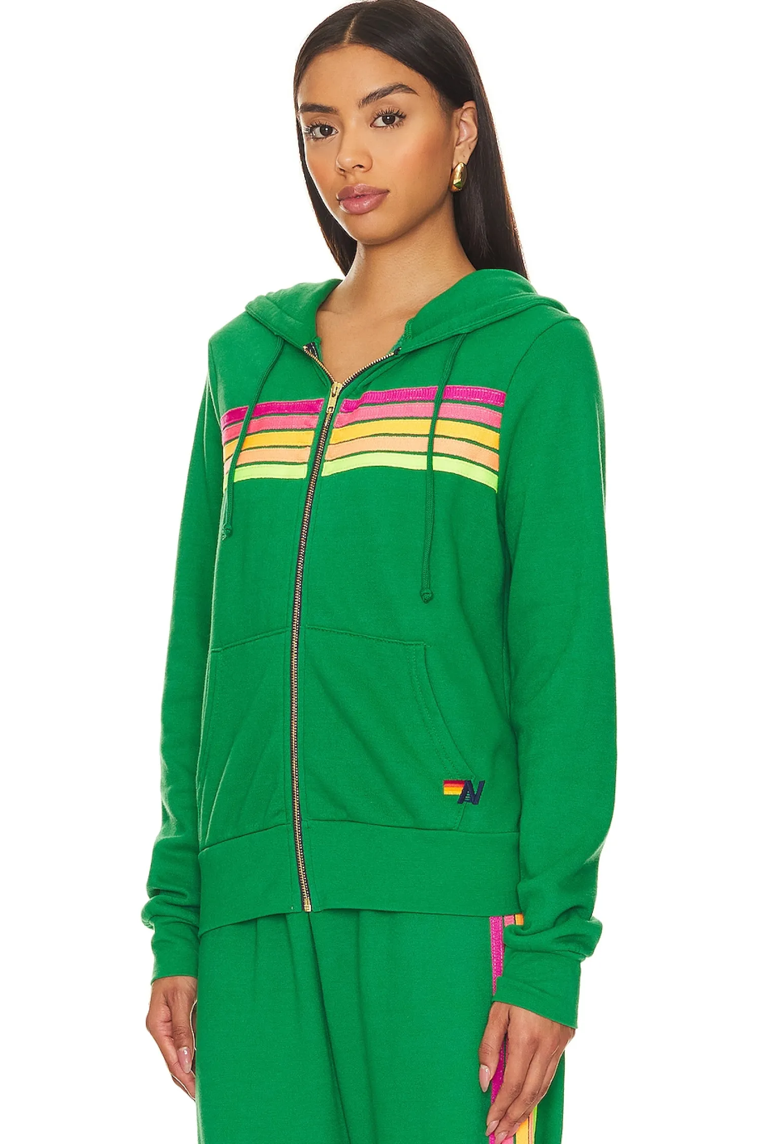 Women Aviator Nation Loungewear>X REVOLVE 5 Stripe Hoodie